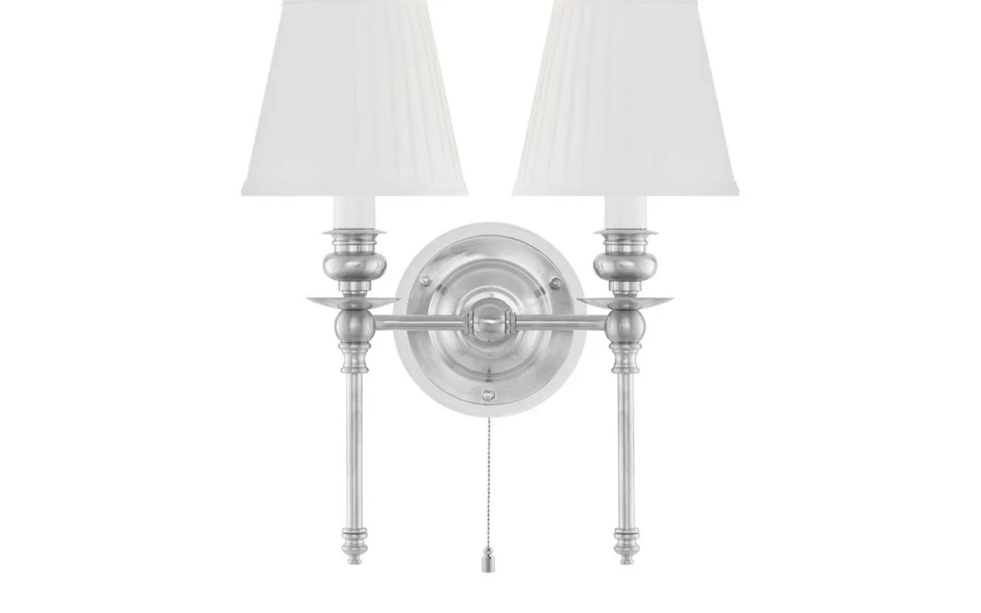 Wivallius - Förnicklad / Brytare / Vitt fäste