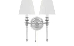 Wivallius - Förnicklad / Brytare / Vitt fäste