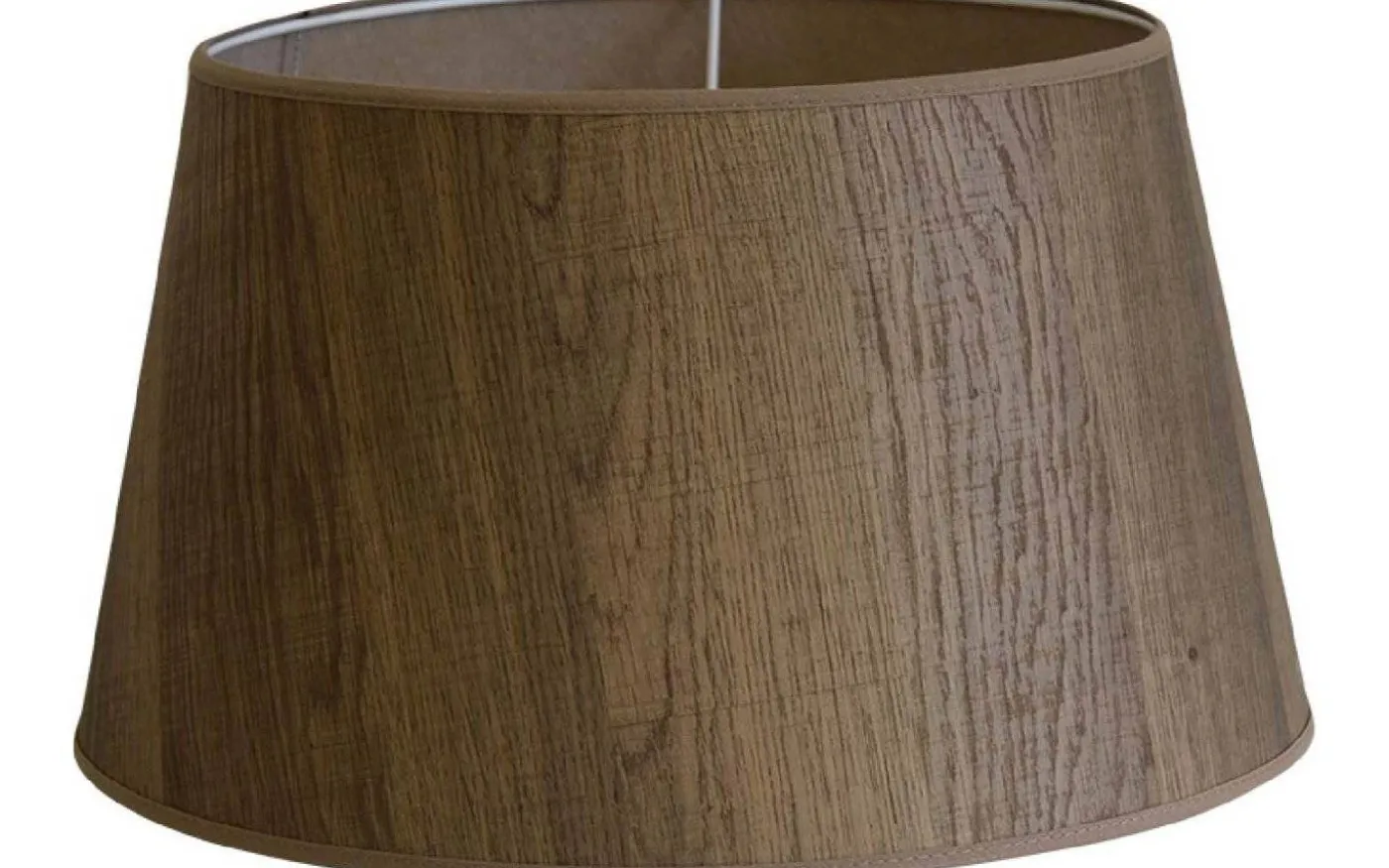 Wood Lampskärm Låg Ø32cm Brun