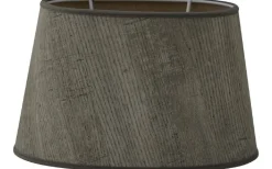 Wood Oval Lampskärm 20cm Natur