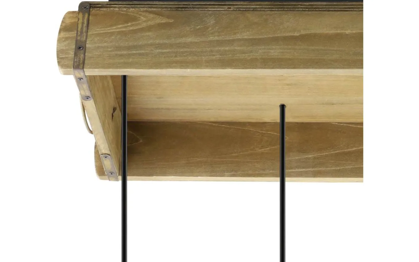 Wootton Taklampa 81cm 6L Svart/Trä