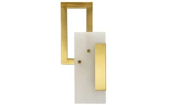 Yacht Vägglampa 33cm Guld