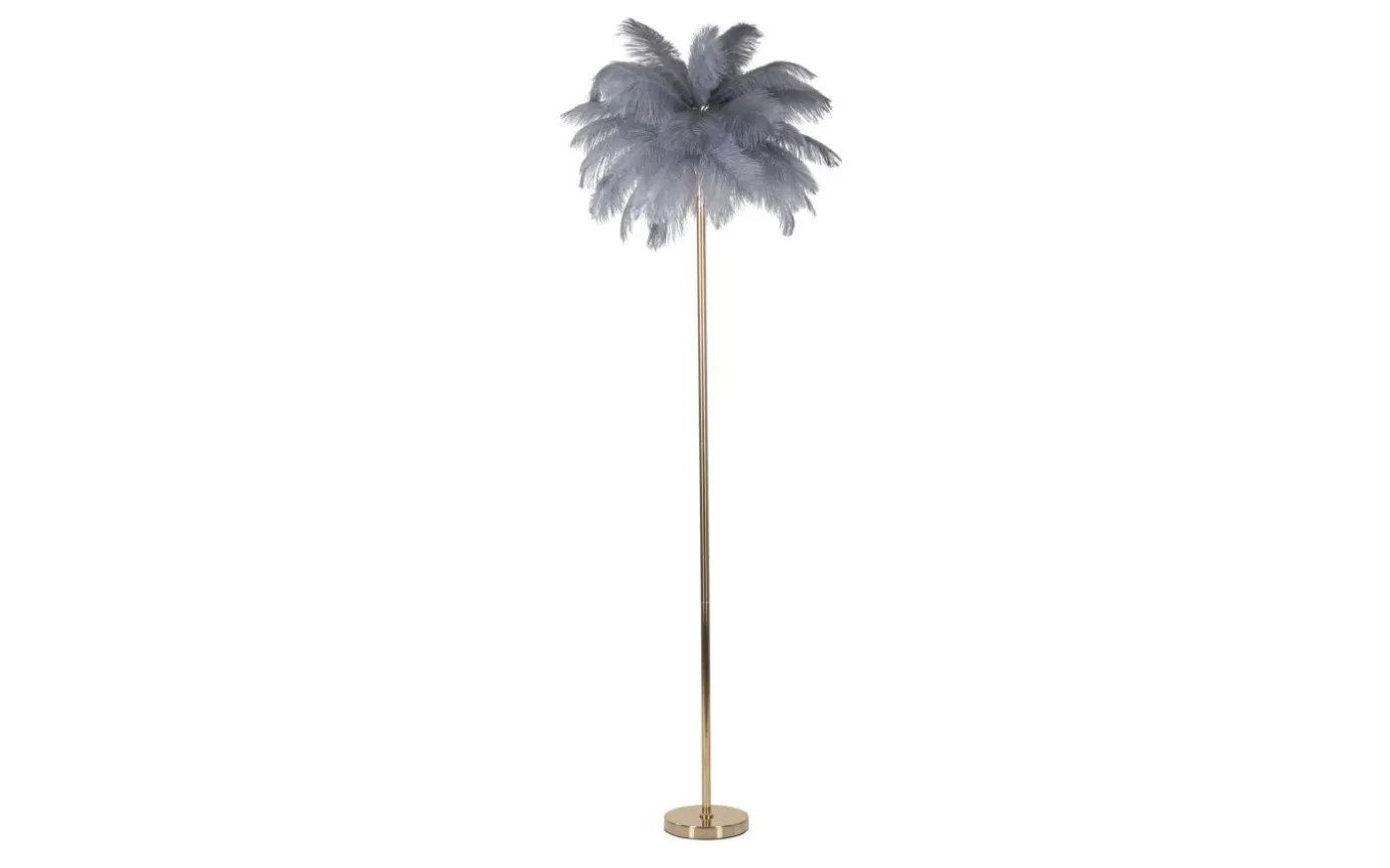 Yoga Golvlampa Palm 160cm Grå/Guld