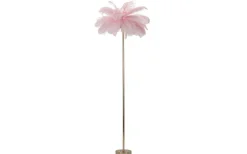 Yoga Golvlampa Palm 160cm Rosa/Guld