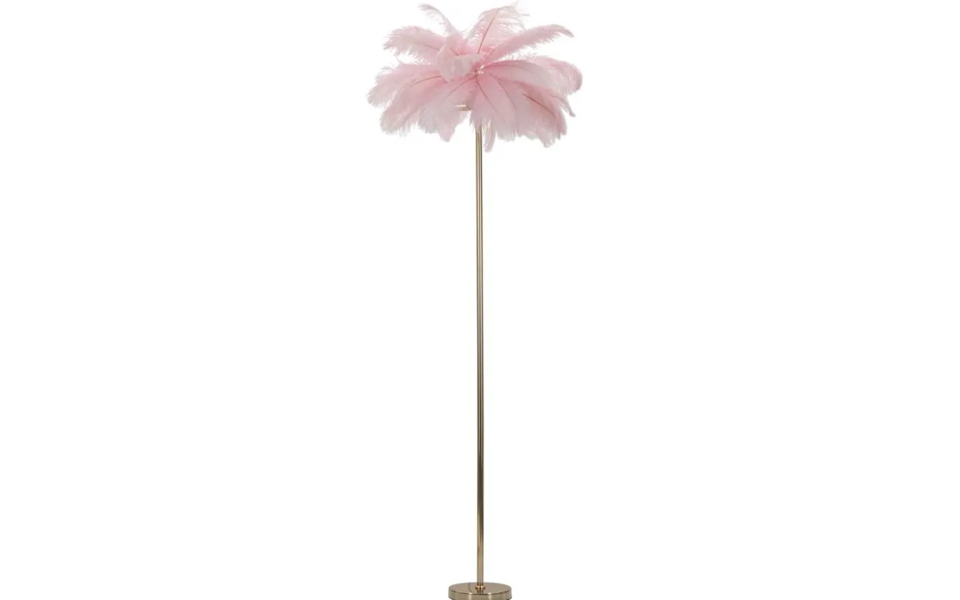 Yoga Golvlampa Palm 160cm Rosa/Guld