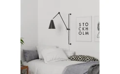 Yukon Vägglampa 49cm Matt Svart