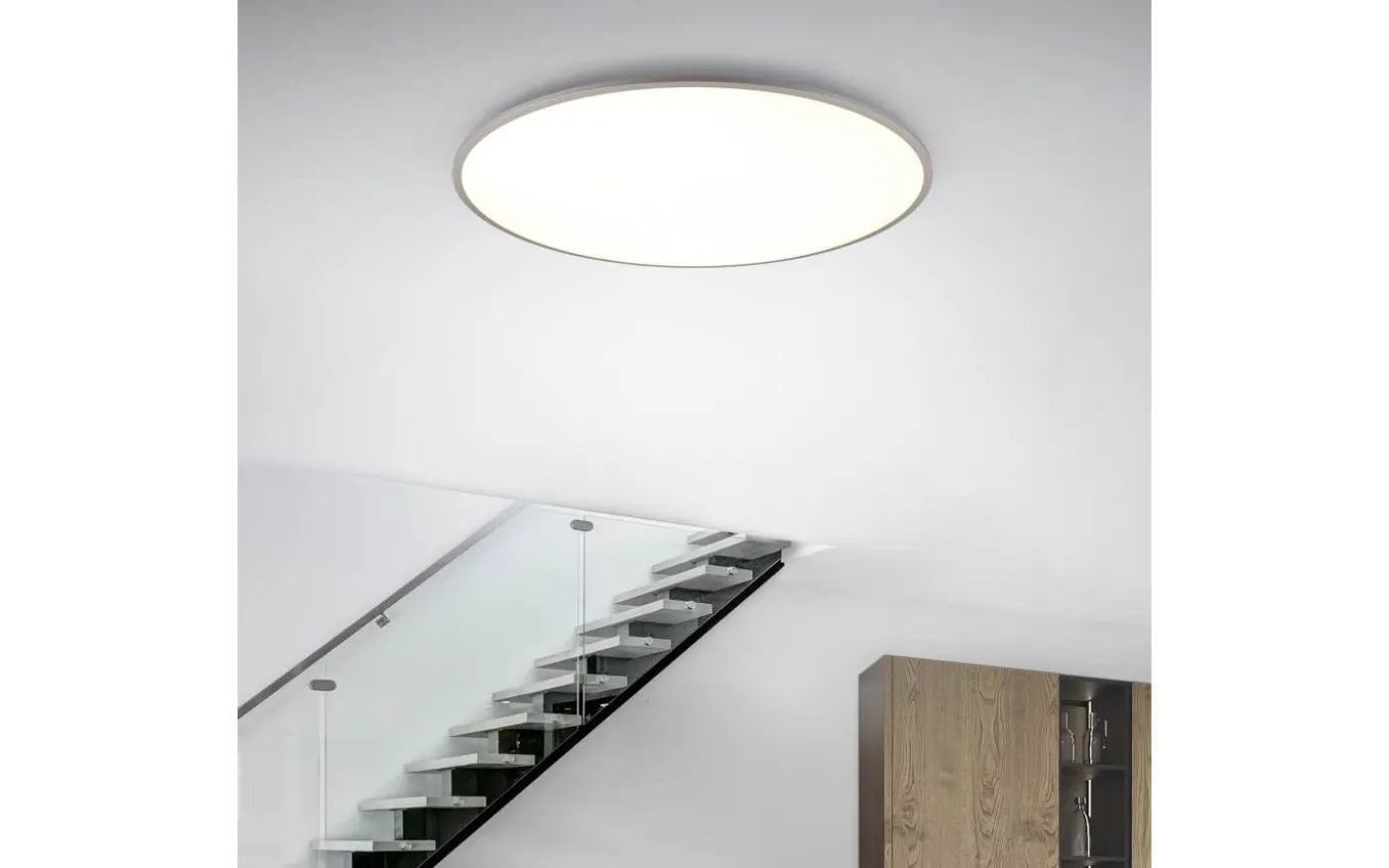 Yuma Plafond LED 100cm grå/vit