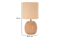 Zaffiro Bordslampa 27cm Persika