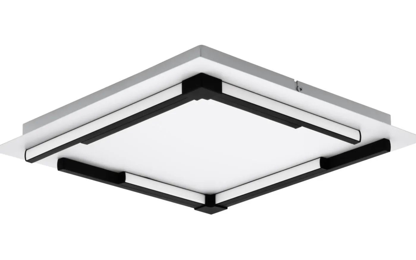 Zampote Plafond 38cm 3000K 25W Svart/Vit