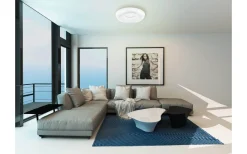 Zamudilo Plafond 40cm LED 3000-6500K 18W med Fjärrkontroll Vit