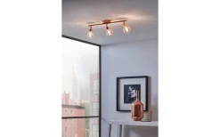 Zapata Takspotlight 52cm G9 LED 3000K 3x3W Koppar