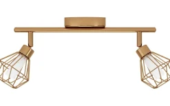 Zapata Takspotlight36cm G9 LED 3000K 2x3W Koppar