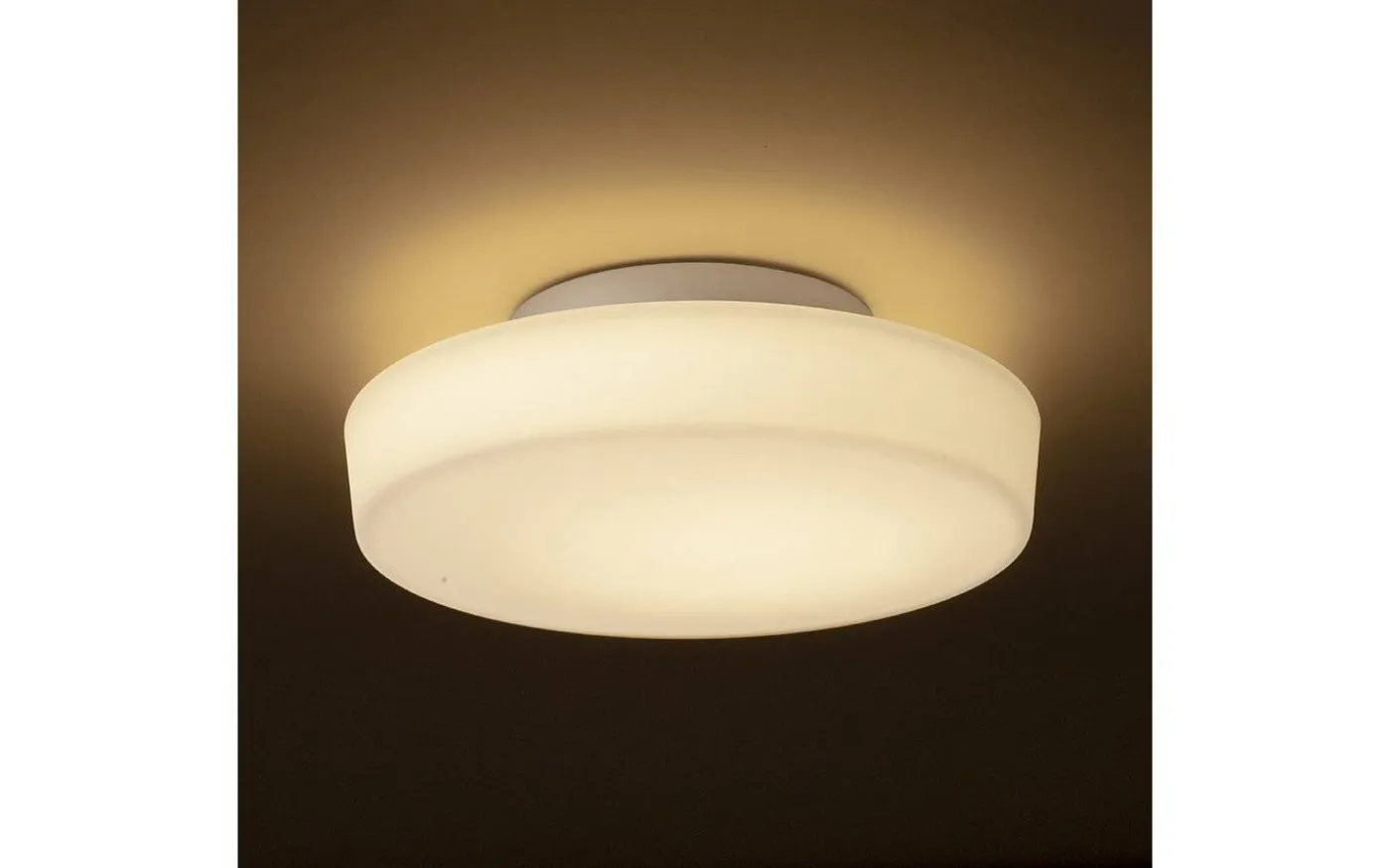 Zara Plafond 26cm 12W 3000K Vit/Krom IP44