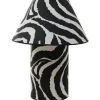Zebra Bordslampa 65cm Vit/Svart