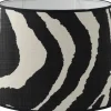 Zebra Lampskärm Ø20cm Svart/Vit