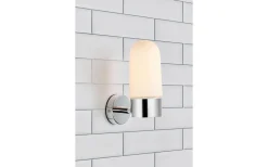 Zen Vägglampa Badrum IP44 Krom/Opal
