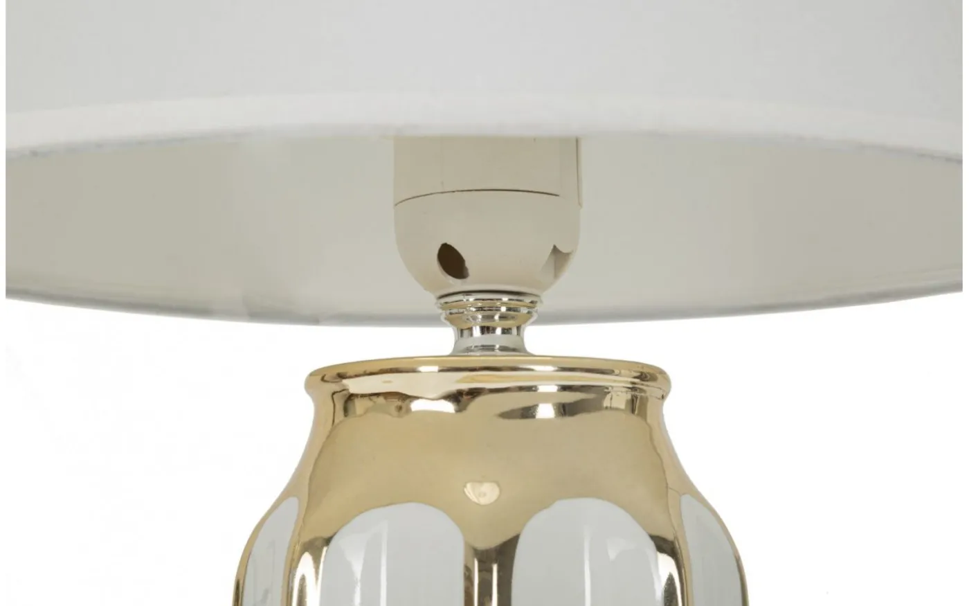 Zenit Bordslampa 40,5cm Vit/Guld