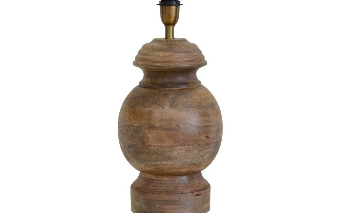 Zenit Lampfot 47cm Åldrat Trä