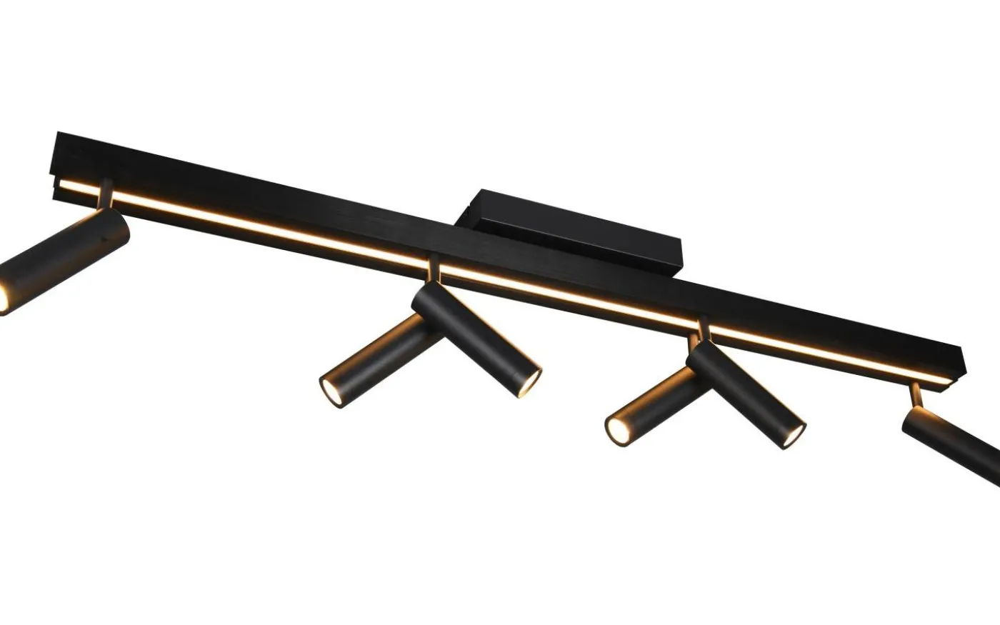 Zeno Spotlight LED 6-delat mattsvart