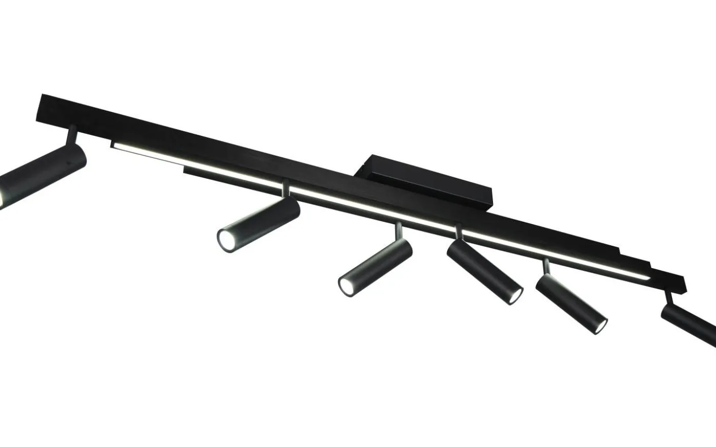 Zeno Spotlight LED 6-delat mattsvart