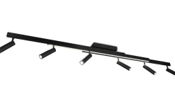 Zeno Spotlight LED 6-delat mattsvart