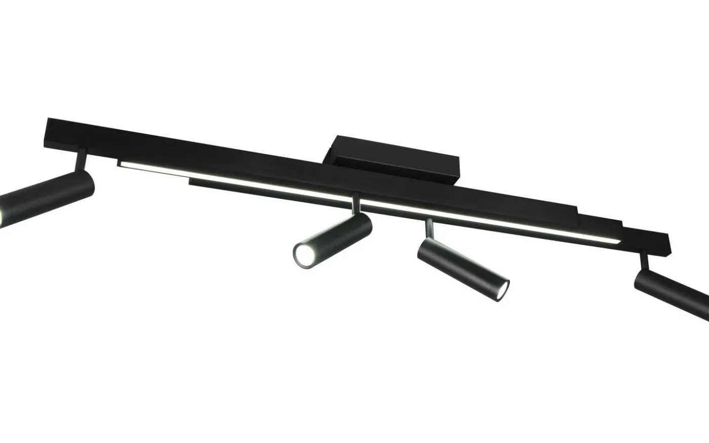 Zeno Spotlight LED 4-delat mattsvart