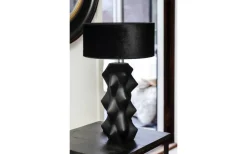Zircon Lampfot 49cm E27 Black Matted