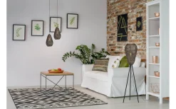 Ziva Golvlampa E27 mattsvart/gammalmässing