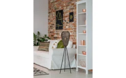 Ziva Golvlampa E27 mattsvart/gammalmässing