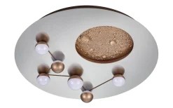 Zodiac Plafond LED i borstat stål