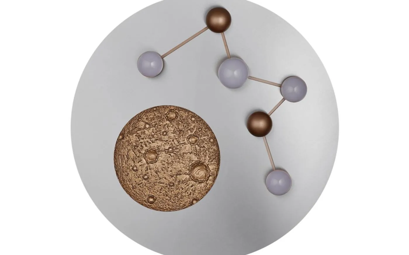 Zodiac Plafond LED i borstat stål