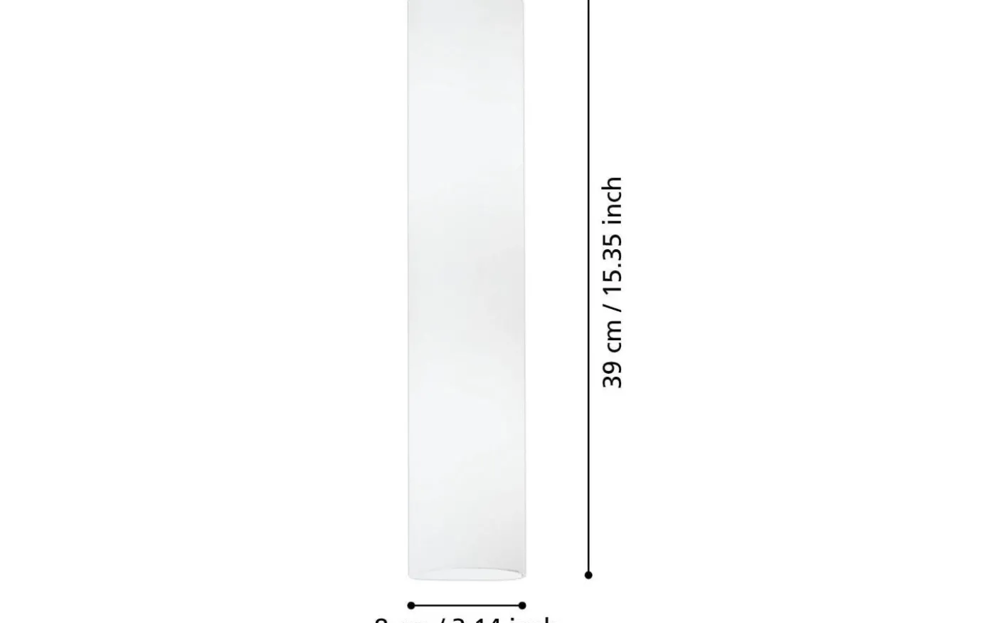 Zola Vägglampa 39cm Vit