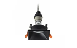 Zuri Sq Infälld Spotlight Svart GU10